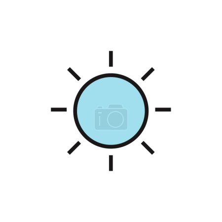 Téléchargez les illustrations : Modèle de conception d'illustration vectorielle d'icône d'énergie solaire - en licence libre de droit