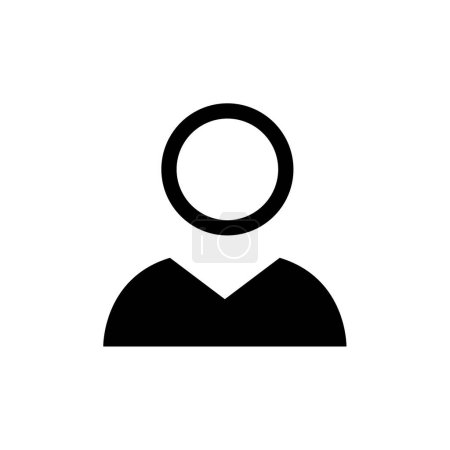Ilustración de Vector icono de usuario. icono de usuario símbolo. - Imagen libre de derechos