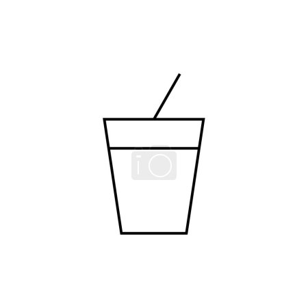 Ilustración de Icono de bebida, ilustración vectorial - Imagen libre de derechos