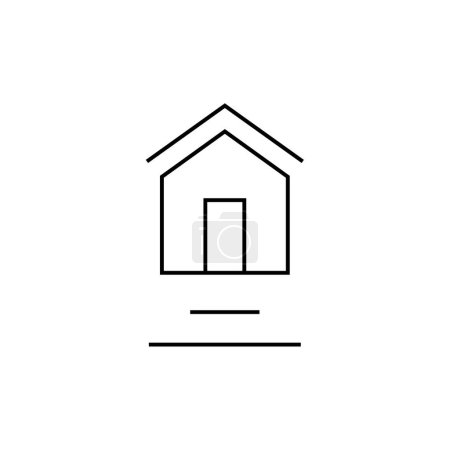 Illustration for Real Estate icon, vector illustration - Royalty Free Image