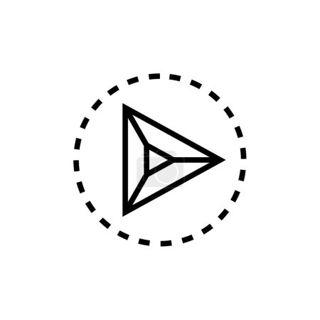 Illustration for Vector illustration of Arrows modern icon - Royalty Free Image