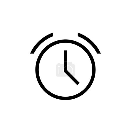 Illustration for Clock icon vector illustration - Royalty Free Image