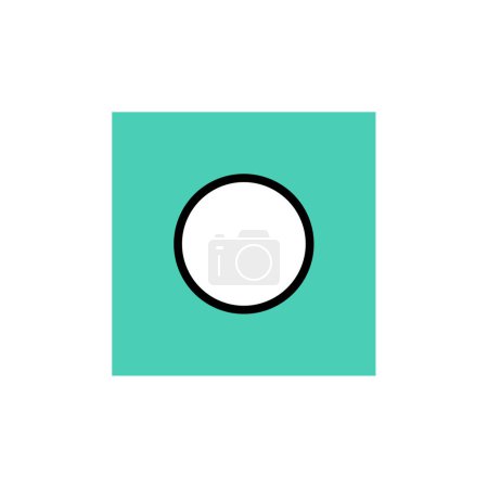 Ilustración de Diseño de icono de logotipo creativo abstracto, plantilla de vector - Imagen libre de derechos