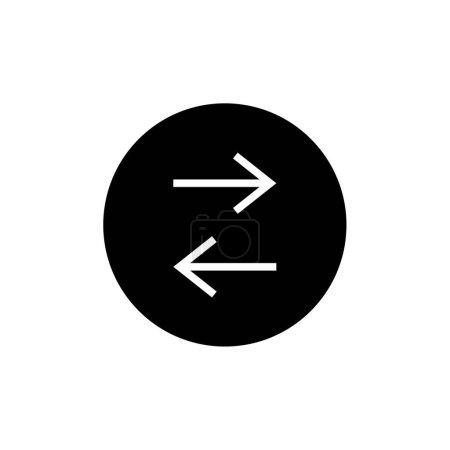 Ilustración de Flechas vector icono aislado sobre fondo blanco para su diseño web y aplicación móvil - Imagen libre de derechos