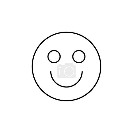 Illustration for Smile icon, vector illustration - Royalty Free Image