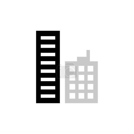 Illustration for Building icon vector illustration - Royalty Free Image