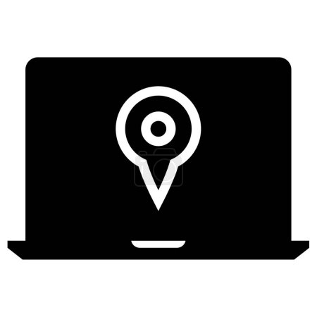 Illustration for Gps location. simple design - Royalty Free Image