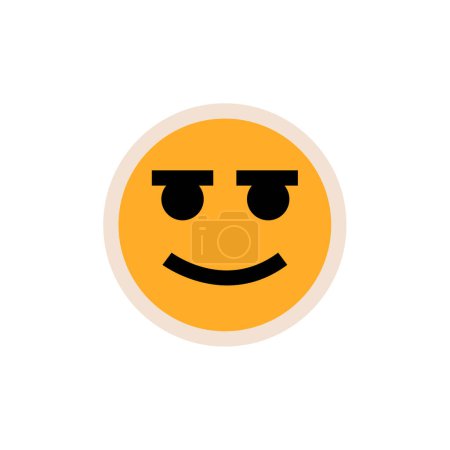 Illustration for Emoji icon, vector illustration - Royalty Free Image