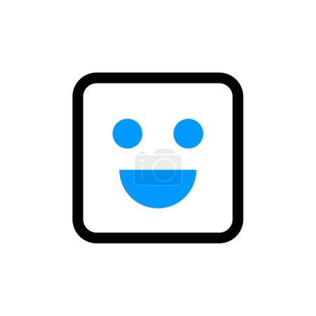 Illustration for Emoji icon vector illustration on white background - Royalty Free Image