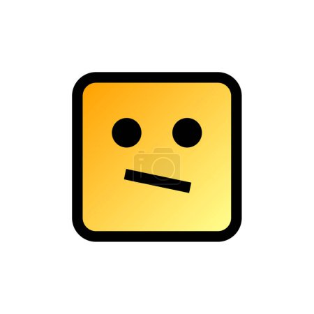 Illustration for Emoji icon vector illustration on white background - Royalty Free Image