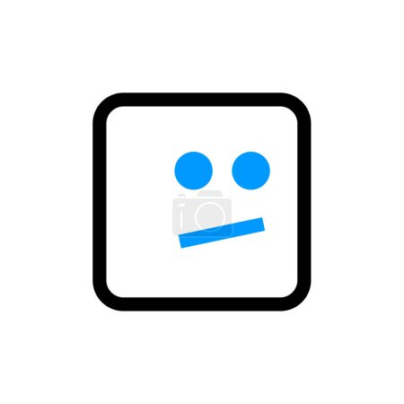 Téléchargez les photos : Illustration vectorielle icône Emoji sur fond blanc - en image libre de droit