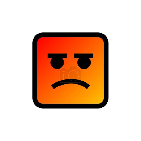 Illustration for Vector illustration of modern Emoji icon - Royalty Free Image