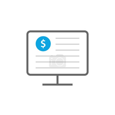 Illustration for Dollar icon sign vector illustration - Royalty Free Image