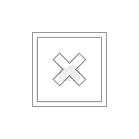 Illustration for Cross icon. cross cross vector icon. cross cross symbol. cross icon. cross cross cross - Royalty Free Image