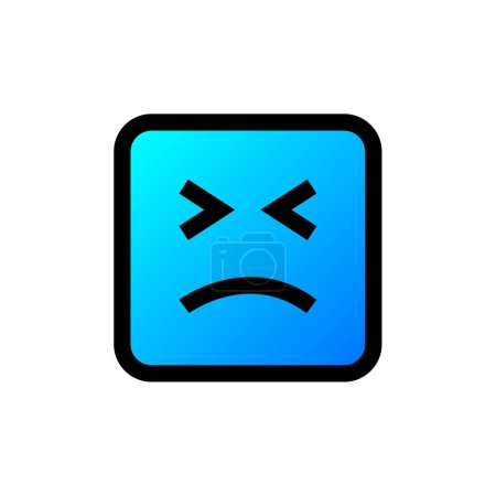 Illustration for Vector illustration of modern Emoji icon - Royalty Free Image