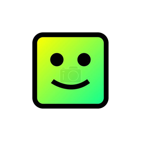 Ilustración de Ilustración vectorial del icono emoji moderno - Imagen libre de derechos