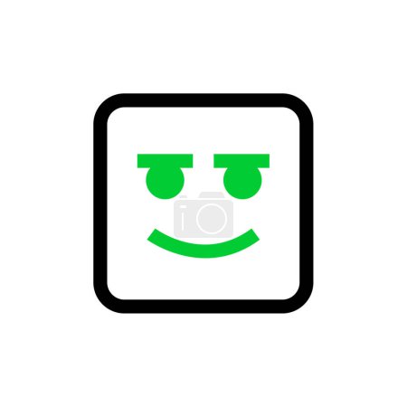 Ilustración de Ilustración vectorial del icono emoji moderno - Imagen libre de derechos