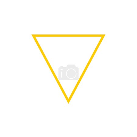 Ilustración de Icono de flecha sobre fondo blanco. estilo de diseño plano - Imagen libre de derechos