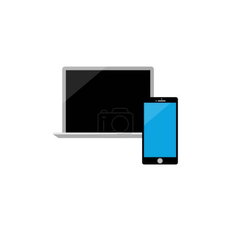 Ilustración de Iphone icono vector ilustración - Imagen libre de derechos