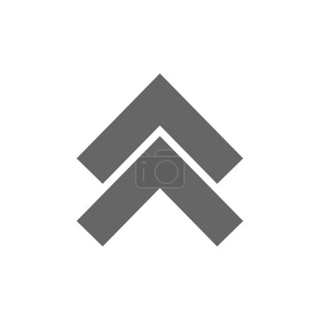 Ilustración de Diseño del logotipo de flecha simple, vector - Imagen libre de derechos