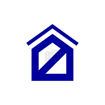 Ilustración de Icono de bienes raíces, vector de ilustración - Imagen libre de derechos