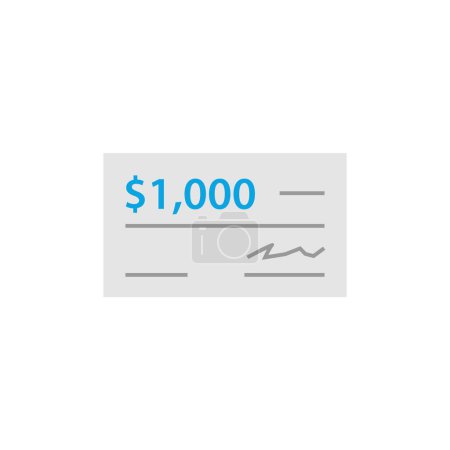 Téléchargez les illustrations : Vérifier argent icône de paiement illustration vectorielle - en licence libre de droit