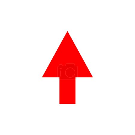 Ilustración de Icono de flecha, diseño de ilustración vectorial - Imagen libre de derechos