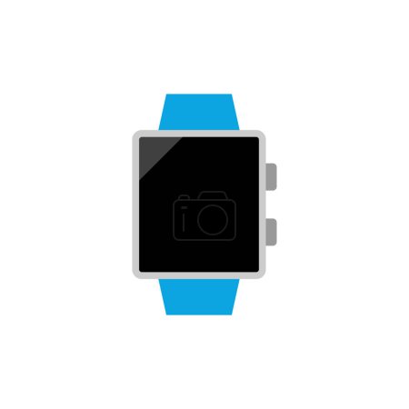Illustration for Smart watch icon isolated on white background. vector illustration - Royalty Free Image