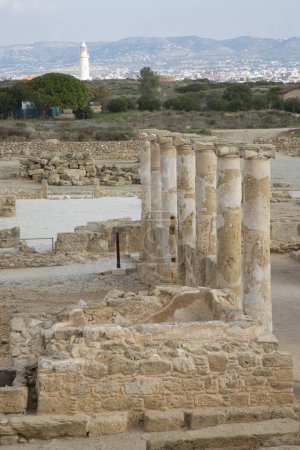 Foto de Ruinas de la antigua ciudad en Grecia - Imagen libre de derechos