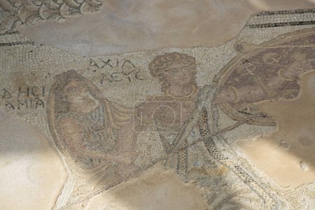 Foto de Antiguo mosaico en el templo griego - Imagen libre de derechos