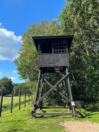 Photo for WESTERBORK, NETHERLANDS: watch-tower of Westerbork transit camp - Royalty Free Image
