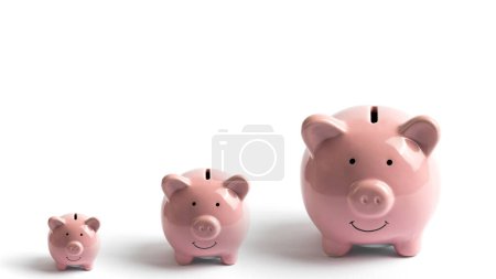 Piggy bank, concept of savings money