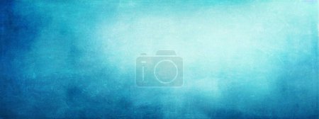 Photo for Beautiful original wide format background image in blue tones of the surface with the texture of ice or stone for design or creative work. - Royalty Free Image