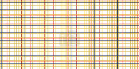 Illustration for Plaid and check modern repeat pattern - Royalty Free Image