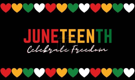 Photo for Juneteenth, African-American Independence Day, June 19. Day of Freedom and Emancipation - Royalty Free Image