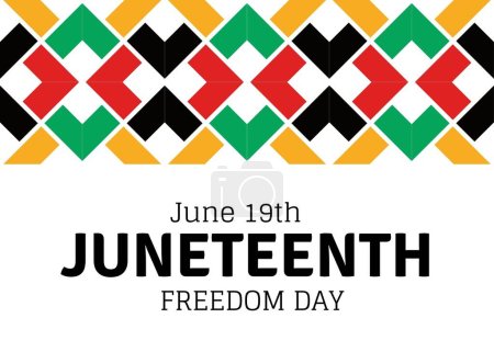 Foto de Día de la Libertad. Celebración del Día de la Independencia Afroamericana el 19 de junio. - Imagen libre de derechos