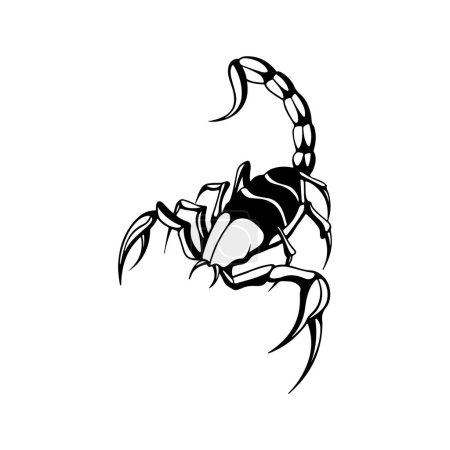 Illustration for Scorpion illustration vector with concept - Royalty Free Image