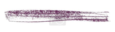 Téléchargez les photos : Dessinez une ligne de crayon violet foncé isolé sur un fond blanc. - en image libre de droit