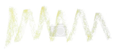 Téléchargez les photos : Crayon jaune clair traits isolés sur fond blanc. - en image libre de droit