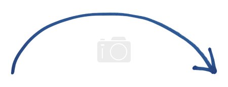 Téléchargez les photos : Flèches bleues isolées sur fond blanc - en image libre de droit