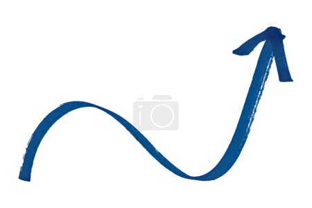 Téléchargez les photos : Flèches bleues isolées sur fond blanc - en image libre de droit