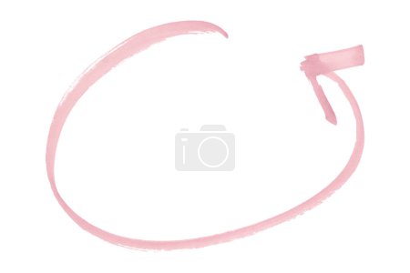 Téléchargez les photos : Flèches roses isolées sur fond blanc - en image libre de droit