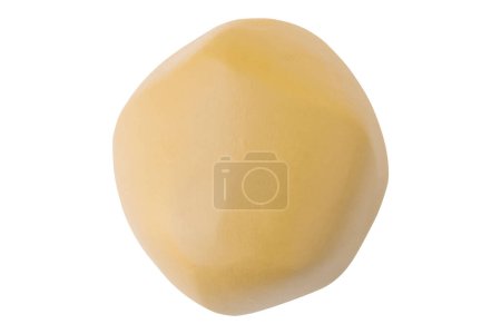 Photo for Light brown plasticine isolated on white background. - Royalty Free Image
