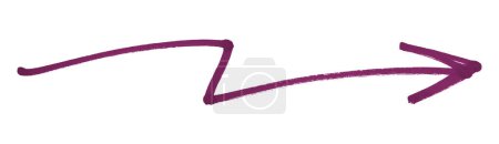 Téléchargez les photos : Flèches violet foncé isolées sur fond blanc. - en image libre de droit