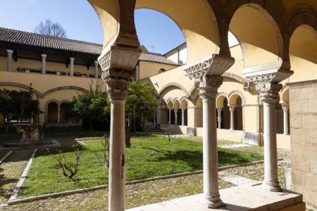 Santa Sofia cloister in Benevento, Italy