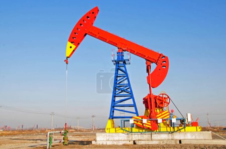 The oil rig Industrial equipment