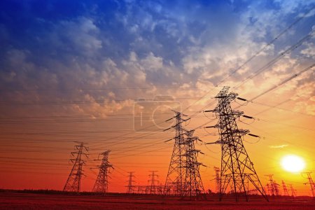 Electric towers, power equipment and facilities