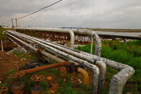 Pipeline von Ölfeldern