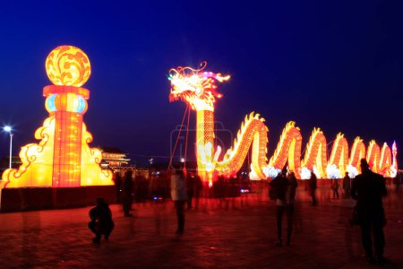 Photo for The Chinese dragon lantern - Royalty Free Image