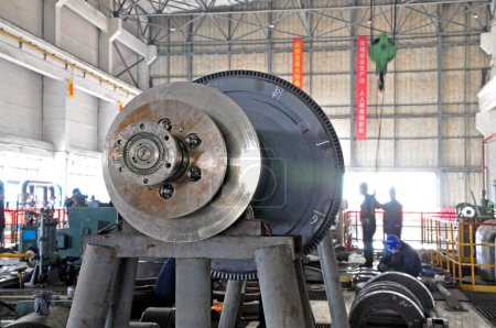 La turbine à vapeur industrielle worksho